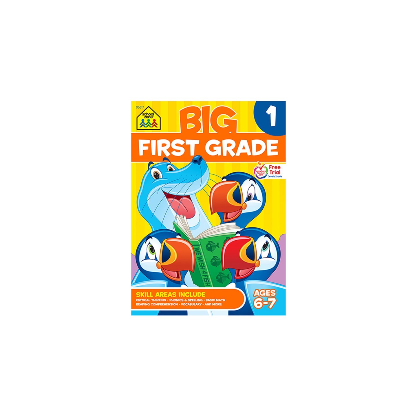 School Zone Publishing BIG Workbook, First Grade