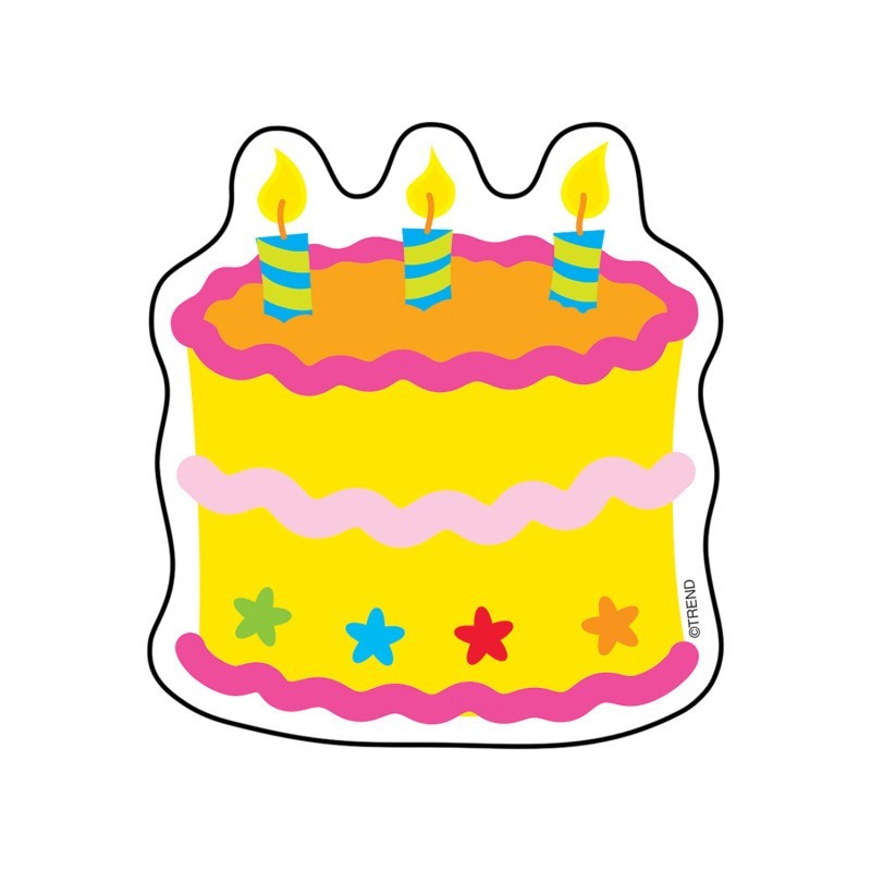 TREND Birthday Cake Mini Accents, 36 ct