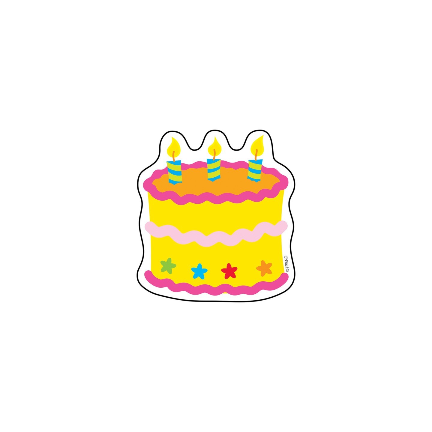 TREND Birthday Cake Mini Accents, 36 ct