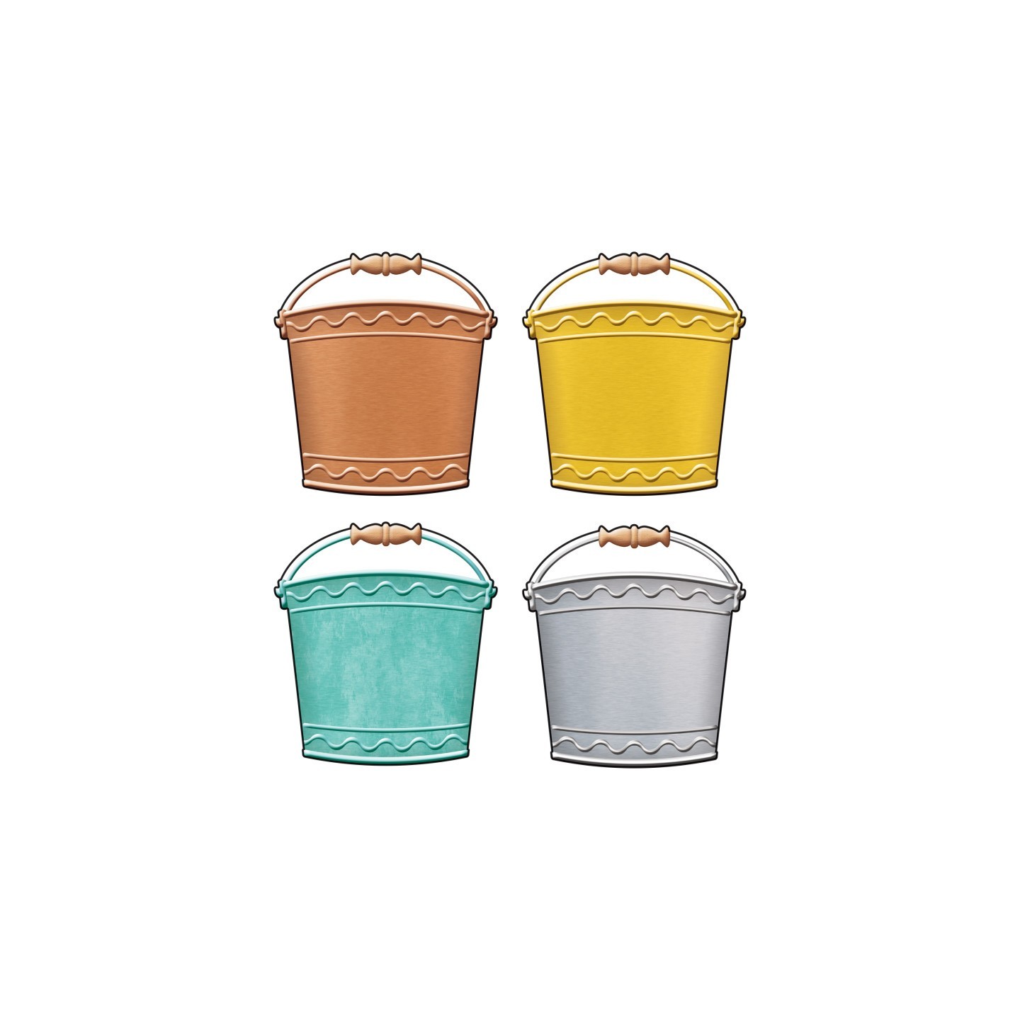 TREND I ♥ Metal Buckets Classic Accents® Variety Pack, 36 Count