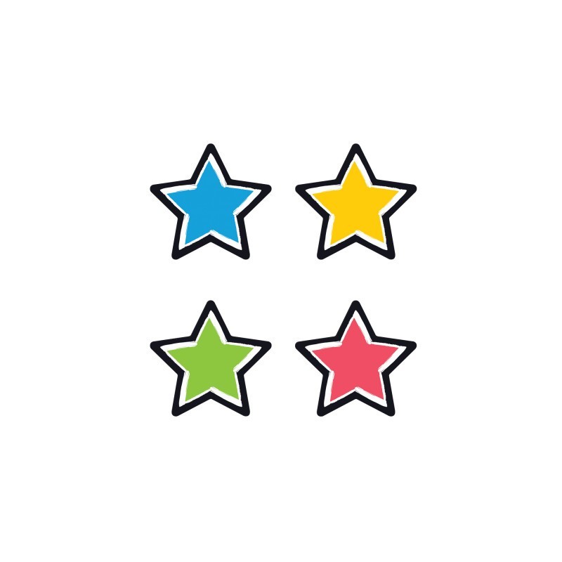 TREND Bold Strokes Stars Mini Accents Variety Pack, 36 ct