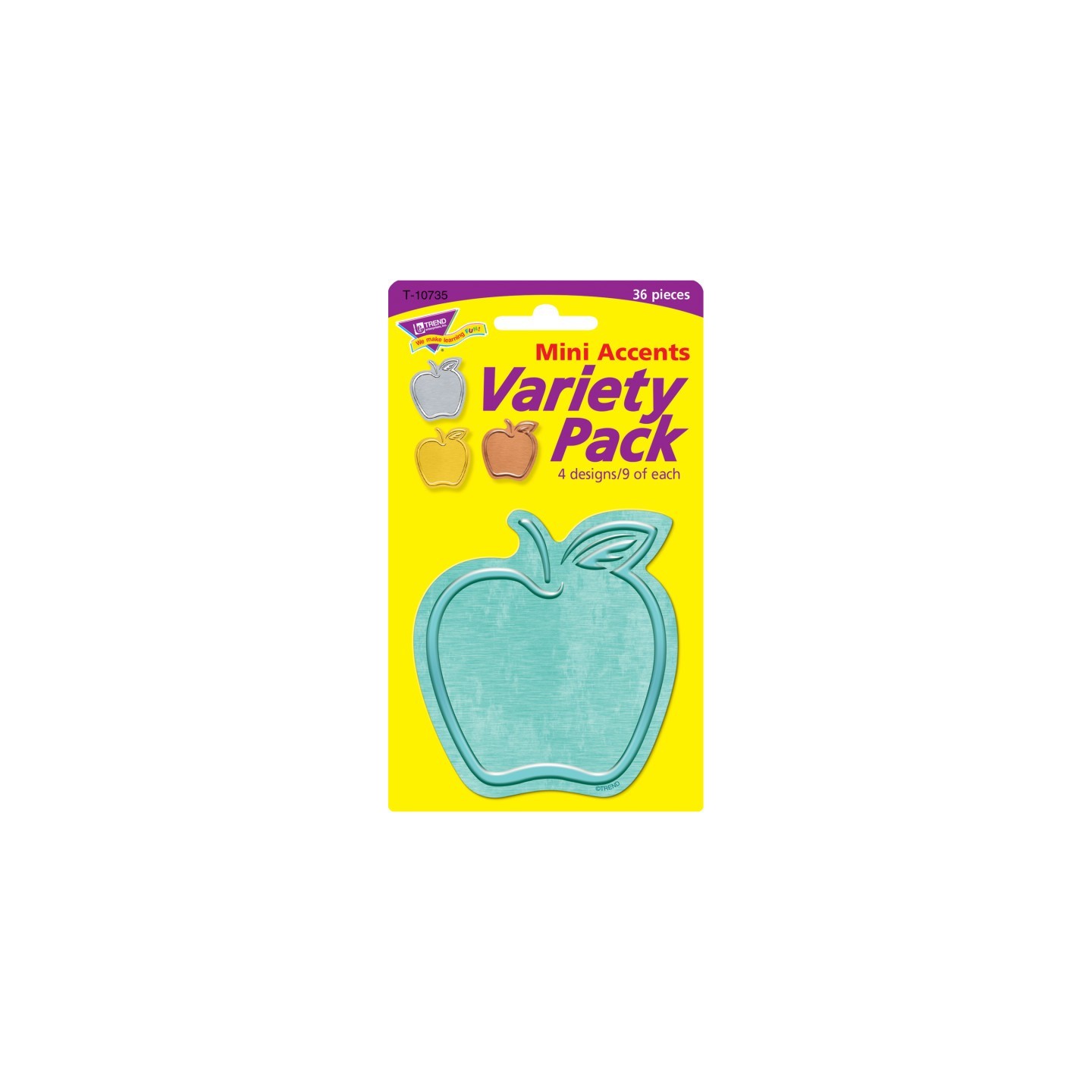 TREND I ♥ Metal™ Apples Mini Accents Variety Pack, 36 ct