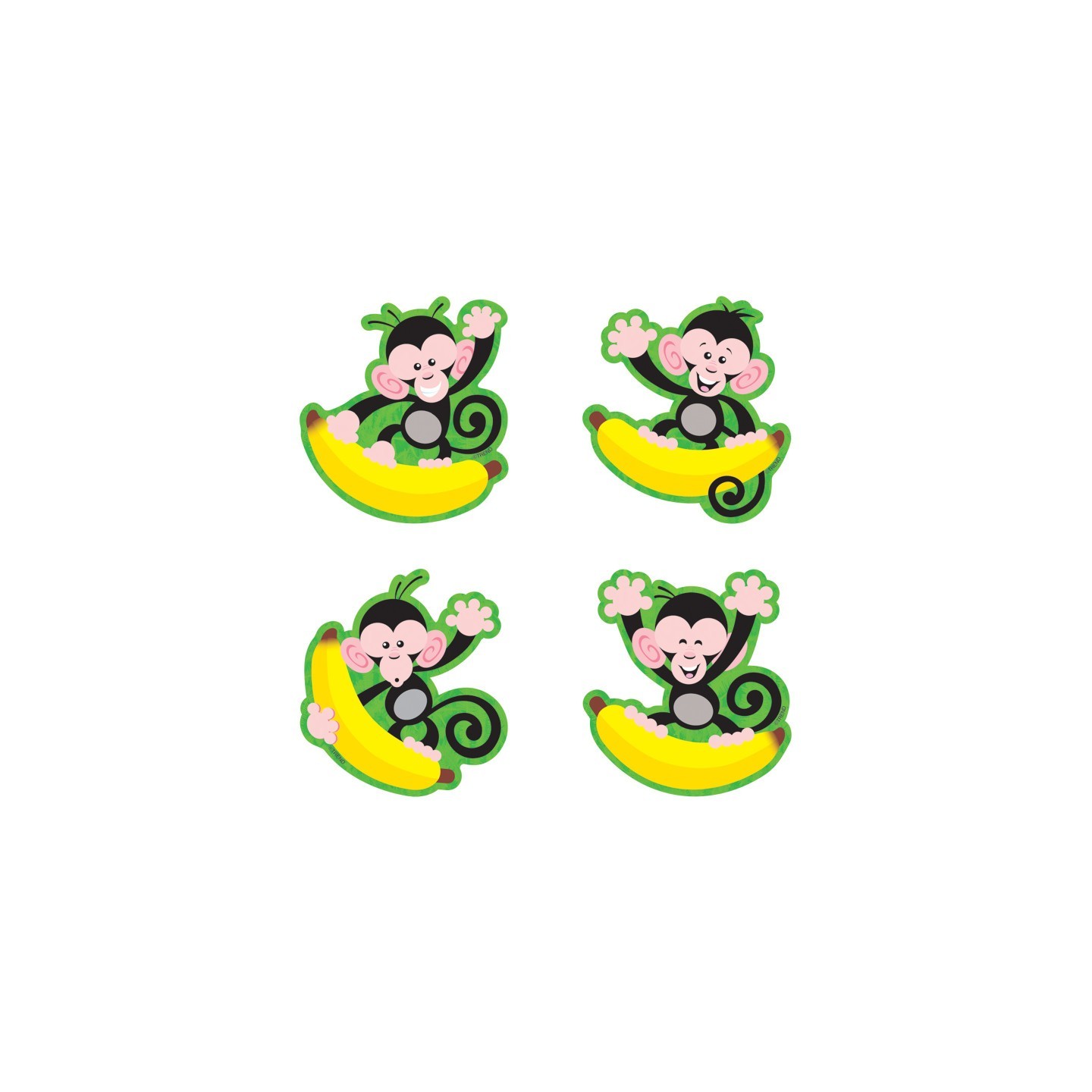 TREND Monkeys and Bananas Mini Accents Variety Pack, 36 ct