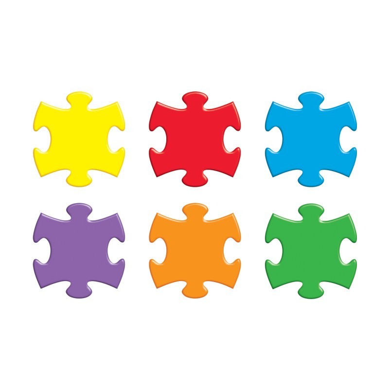 TREND Puzzle Pieces Classic Accents® Variety Pack, Pack of 36