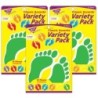 TREND Footprints Classic Accents® Variety Pack, 36 Per Pack, 3 Packs