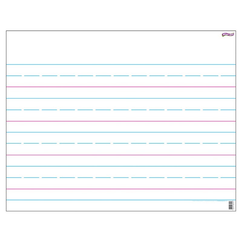 TREND Handwriting Paper Wipe-Off® Chart, 22" x 28"
