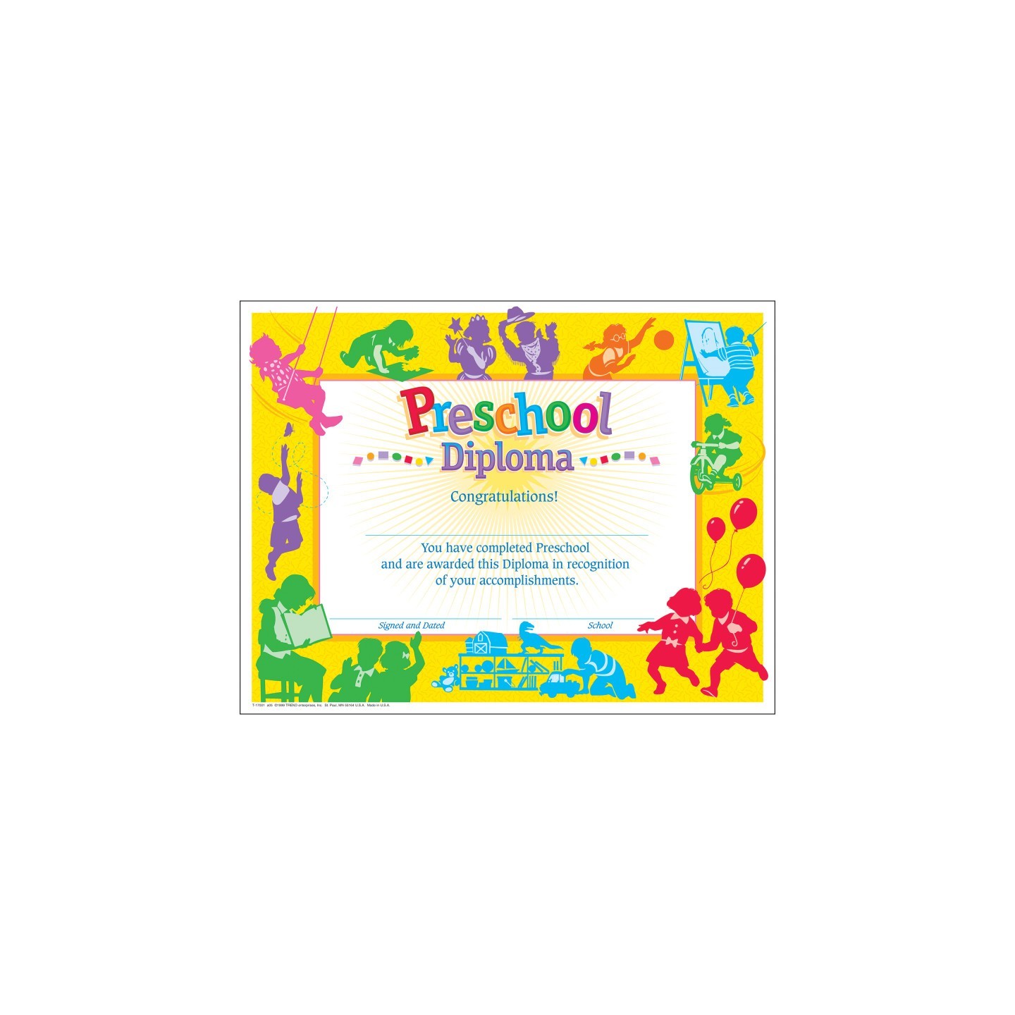 TREND Classic Preschool Diploma , 30 ct