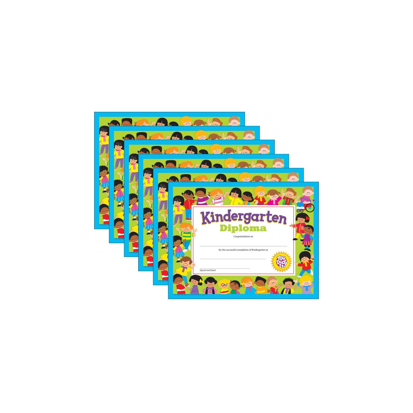 TREND Kindergarten Diploma, 30 Per Pack, 6 Packs