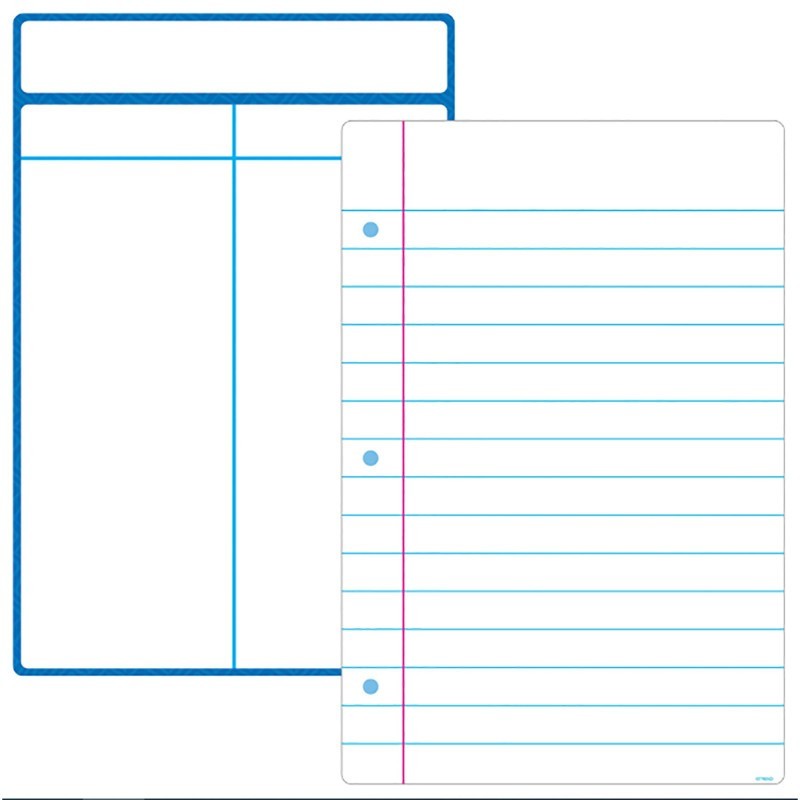 TREND Note Sheets Wipe-Off Learning Set
