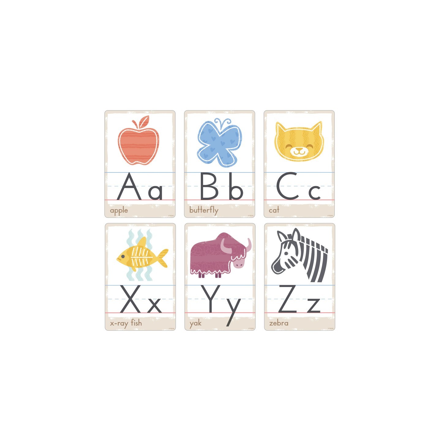 TREND Good Nature Alphabet Cards Learning Set