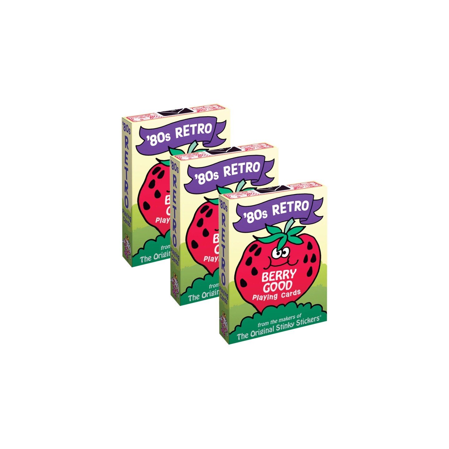 TREND 80's Retro Playing Cards, 56 Per Pack, 3 Packs