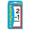 TREND Subtraction 0-12 Pocket Flash Cards