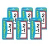 TREND Subtraction 0-12 Pocket Flash Cards, 6 Packs