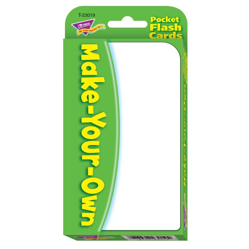TREND Make-Your-Own Pocket Flash Cards