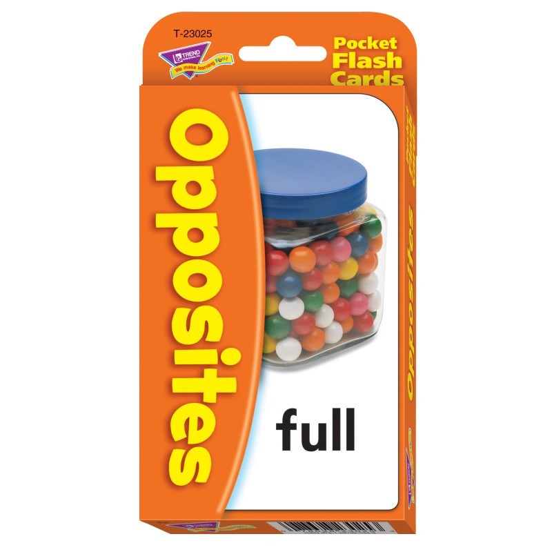 TREND Opposites Pocket Flash Cards