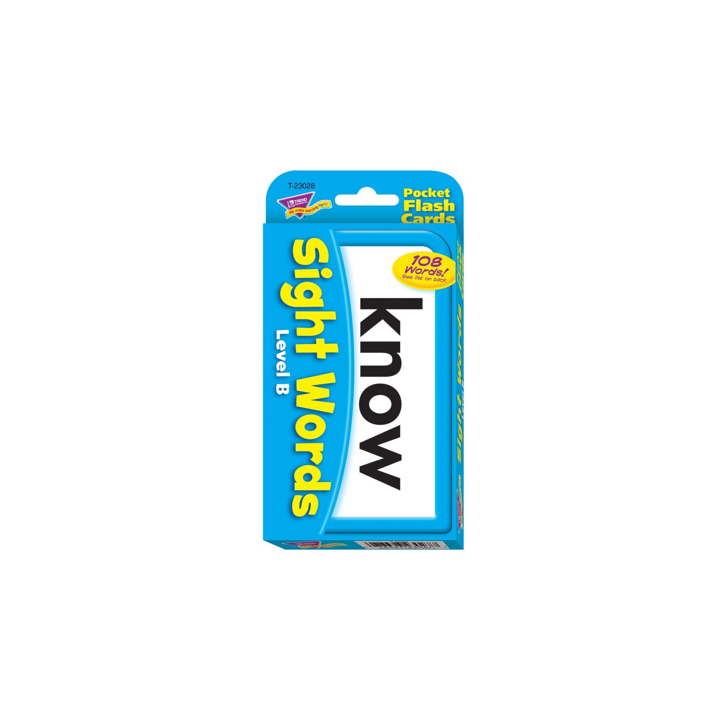 TREND Sight Words – Level B Pocket Flash Cards