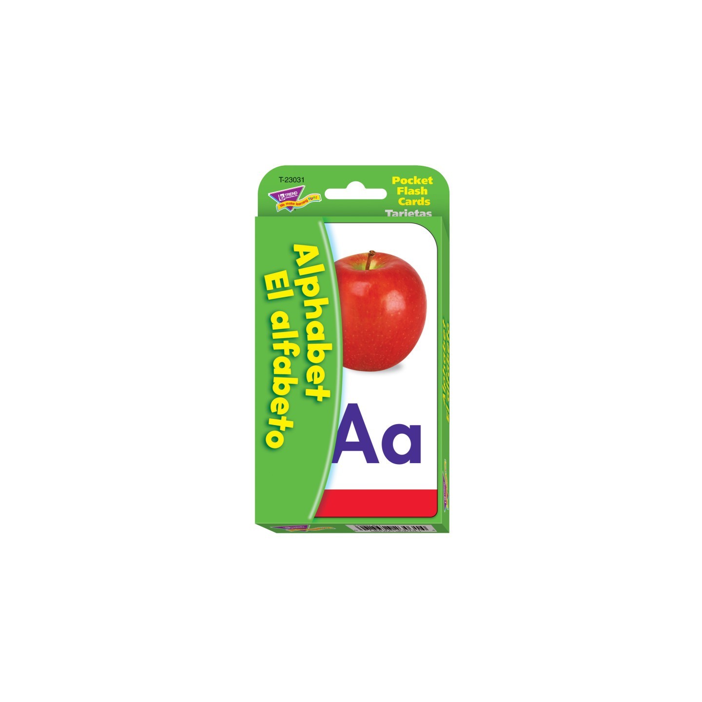 TREND Alphabet/El Alfabeto (EN/SP) Pocket Flash Cards