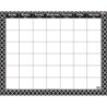 TREND Moroccan Black Wipe-Off® Calendar, Monthly