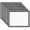 TREND Moroccan Black Wipe-Off® Calendar, Monthly, Pack of 6