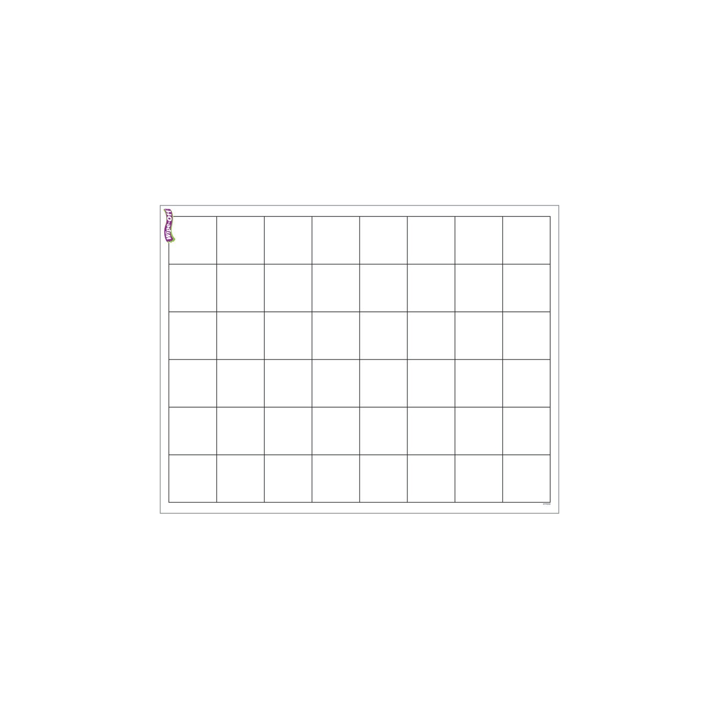 TREND Graphing Grid (Large Squares) Wipe-Off® Chart, 17" x 22"