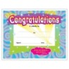 TREND Congratulations/Swirls Colorful Classics Cert's., 30 ct