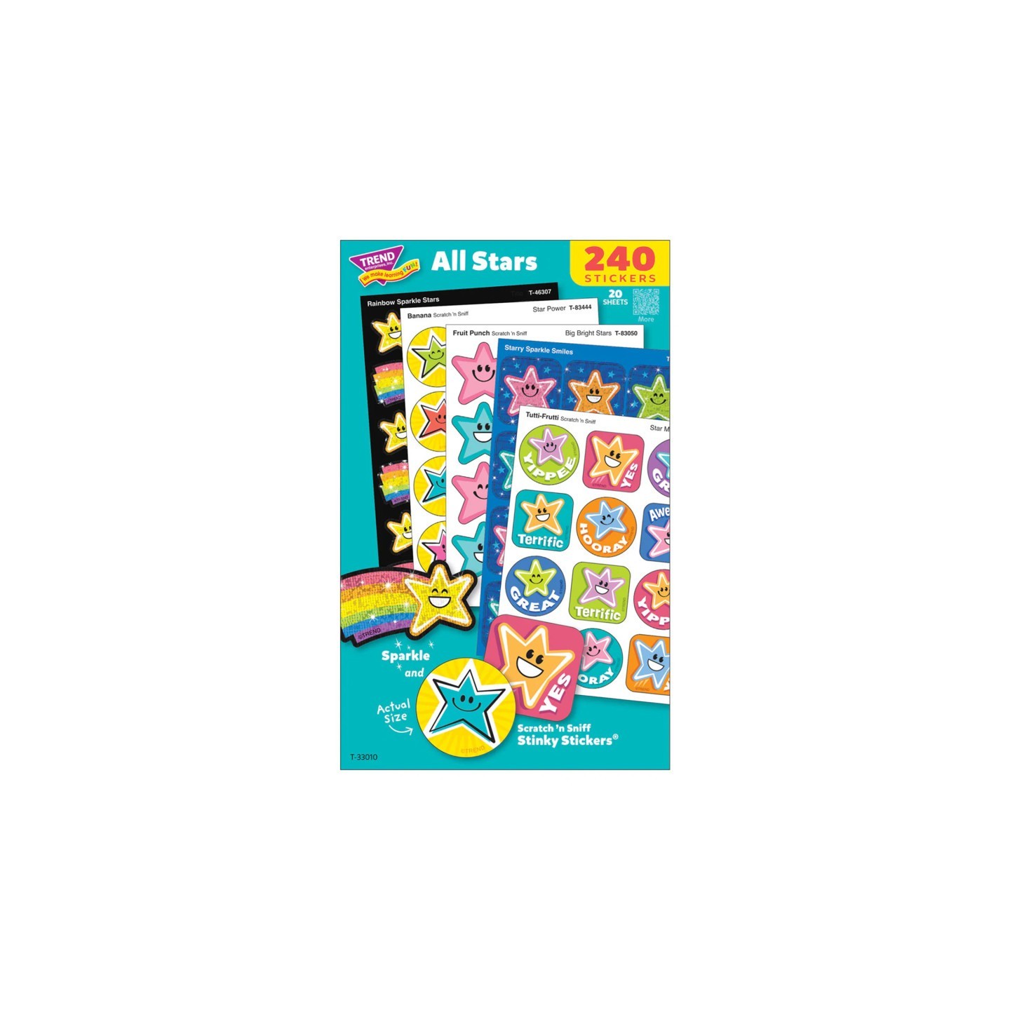 TREND All Stars Mixed Stickers Variety Pack, Pack of 240