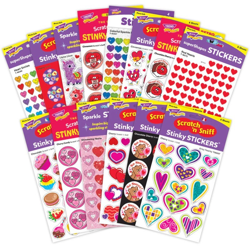 TREND Valentine's Deluxe Mixed Stickers Set