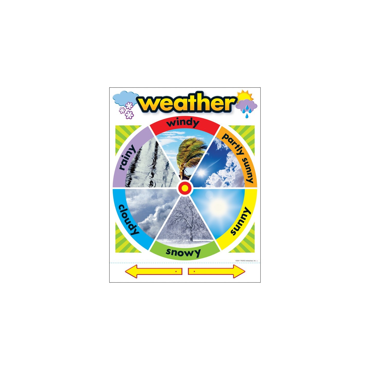 TREND Weather Learning Chart, 17" x 22"
