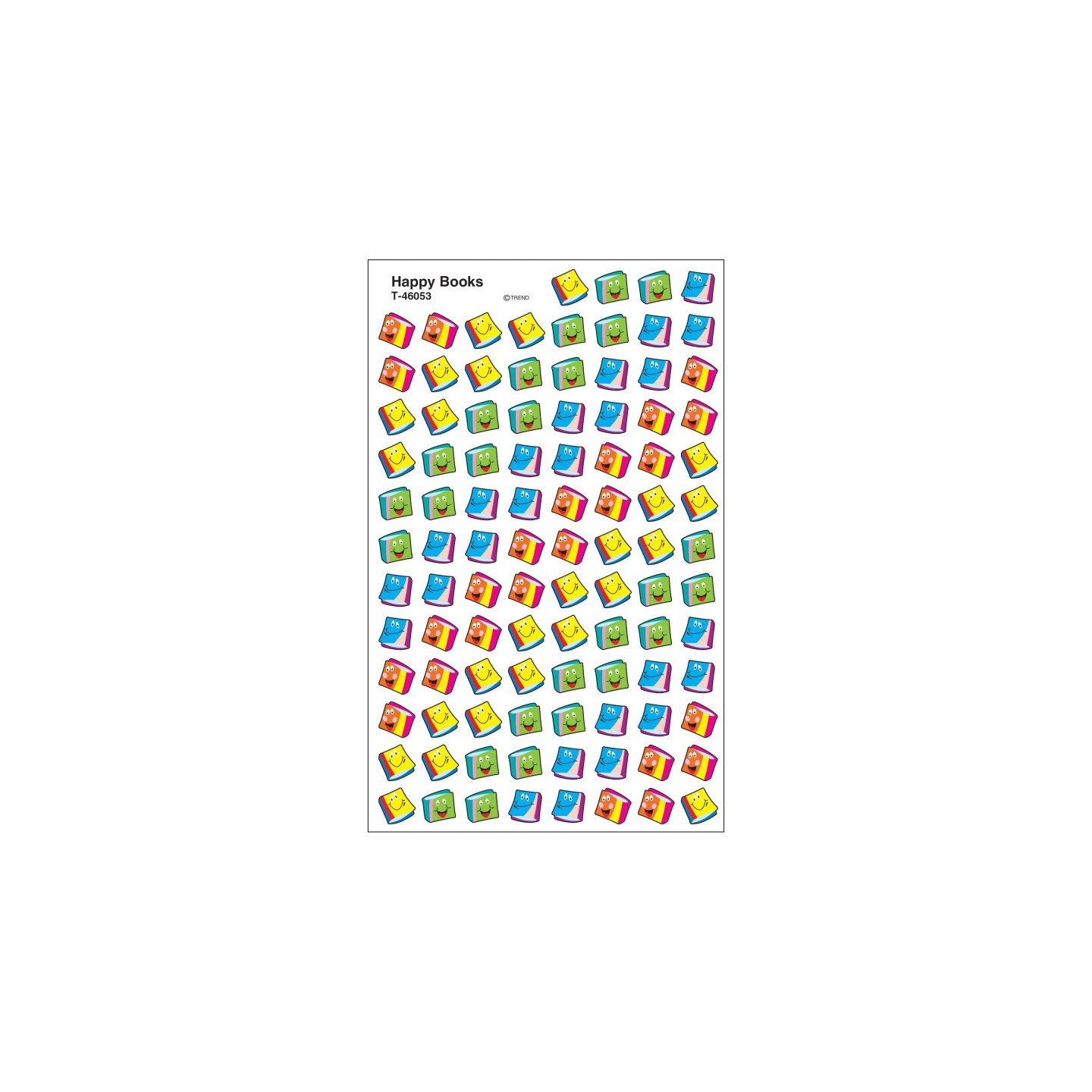 TREND Happy Books superShapes Stickers, 800 ct