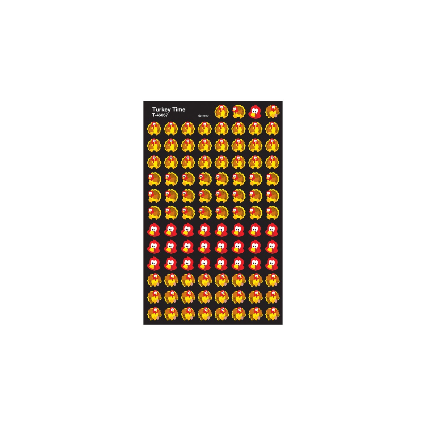 TREND Turkey Time superShapes Stickers, 800 ct