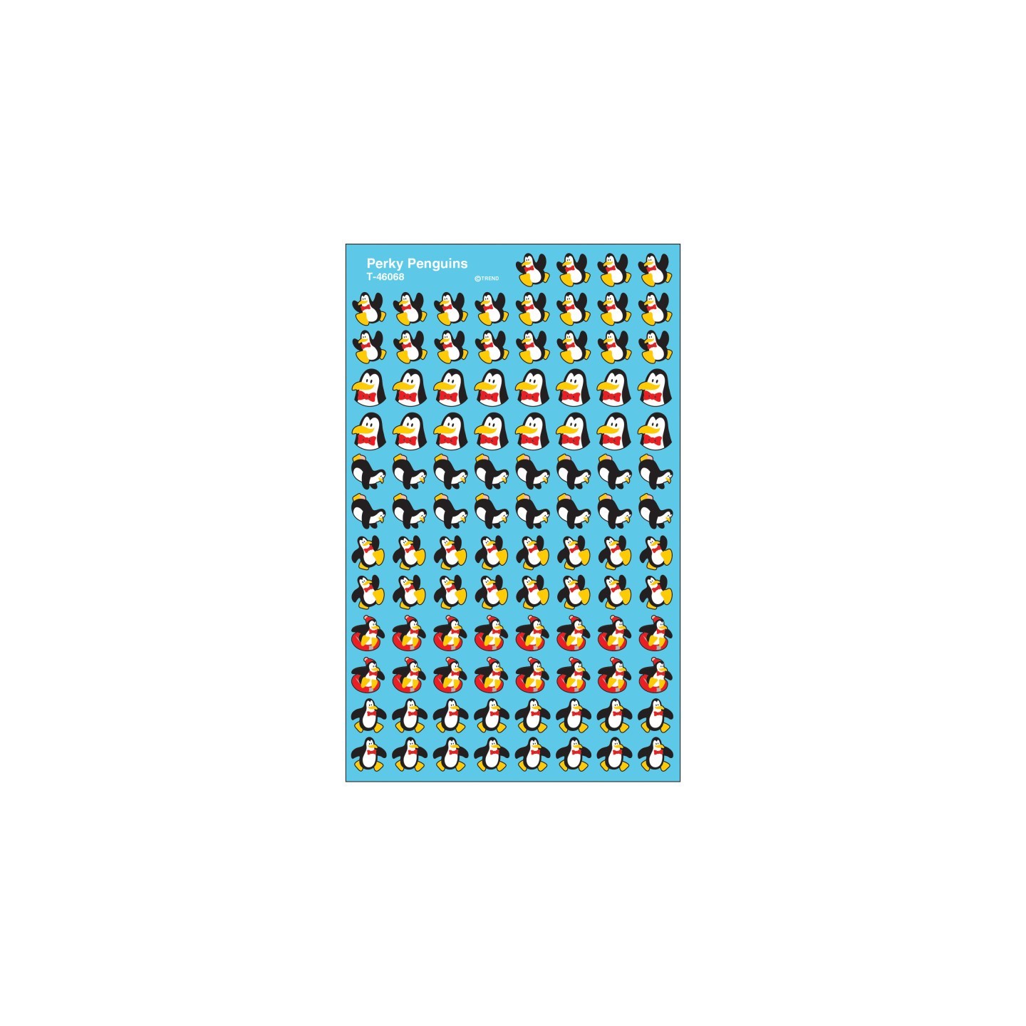 TREND Perky Penguins superShapes Stickers, 800 ct