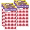 TREND Red Hearts superShapes Stickers, 800 Per Pack, 6 Packs
