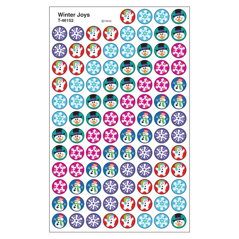 TREND Winter Joys superSpots® Stickers, 800 ct