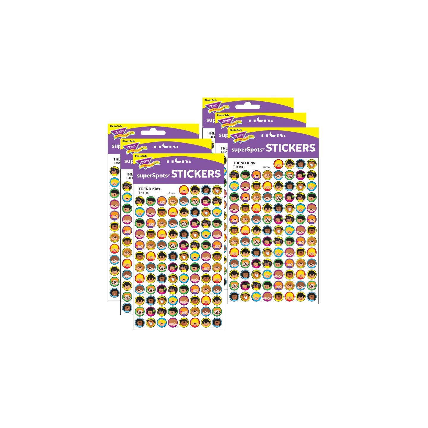 TREND Kids superSpots® Stickers, 800 Per Pack, 6 Packs