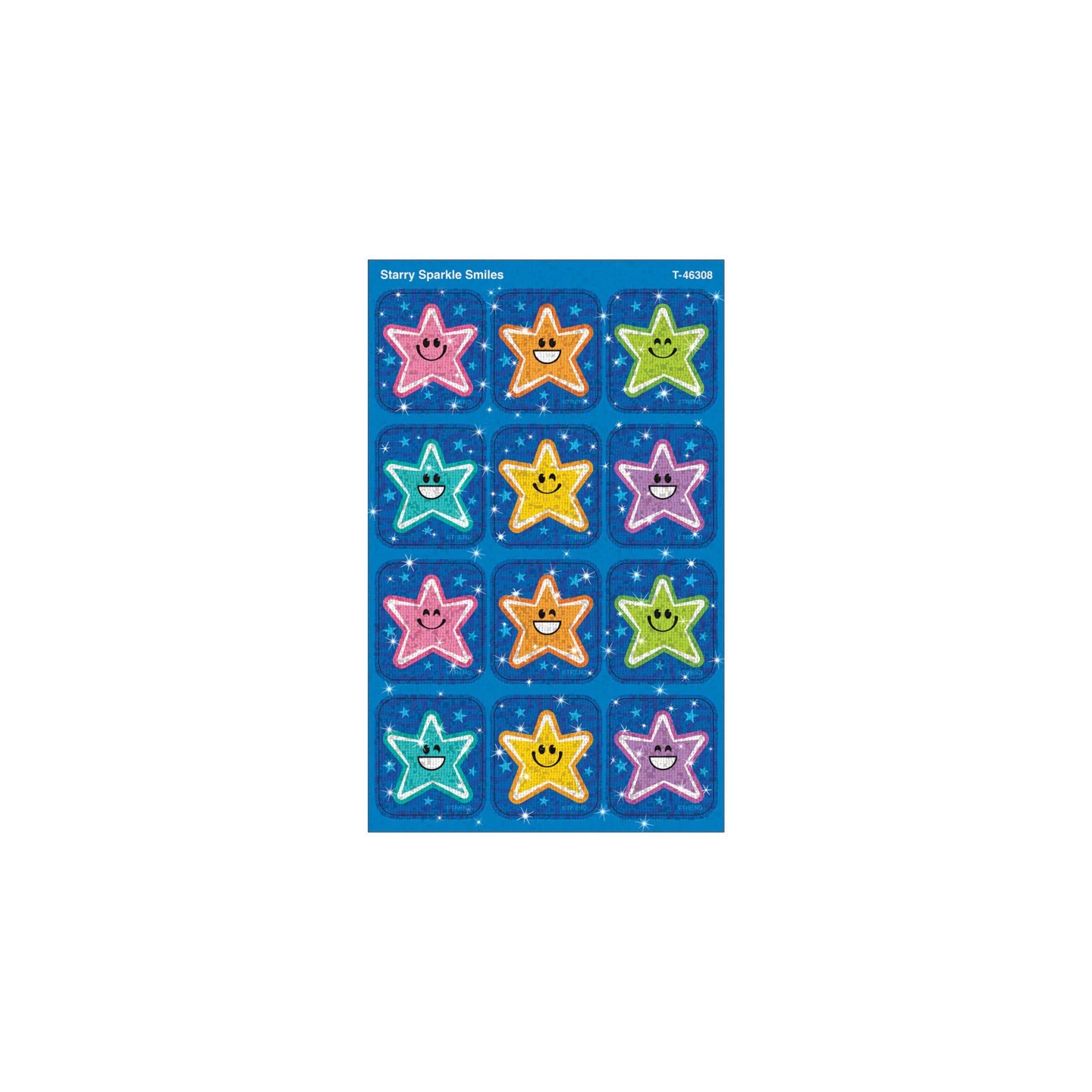 TREND Starry Smiles Sparkle Stickers®, Pack of 24