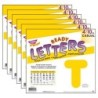 TREND Yellow 4" Casual Uppercase Ready Letters®, 6 Packs