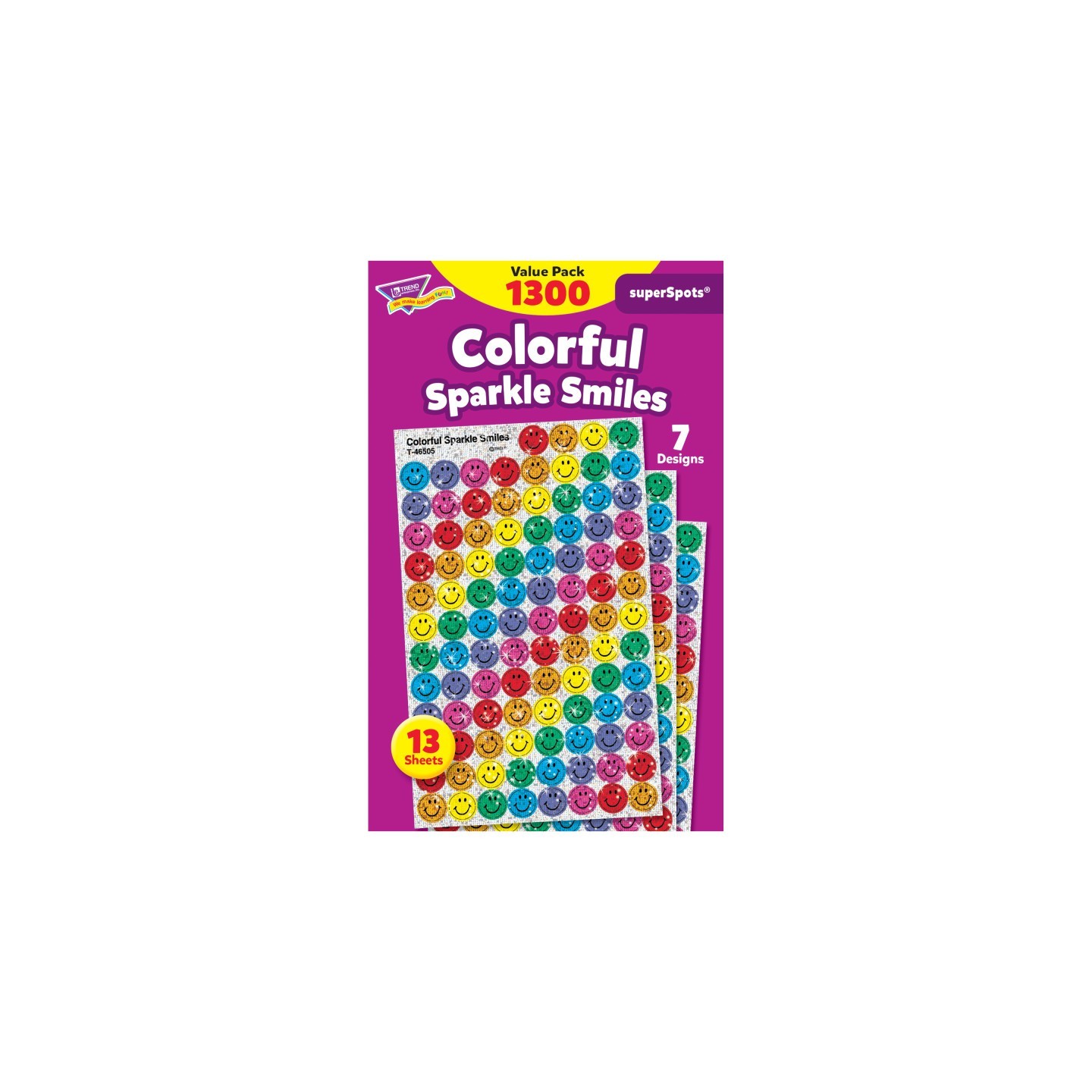 TREND Colorful Sparkle Smiles superSpots® Value Pack, 1300 ct