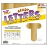 TREND Gold Metallic 4" Casual UC Ready Letters®