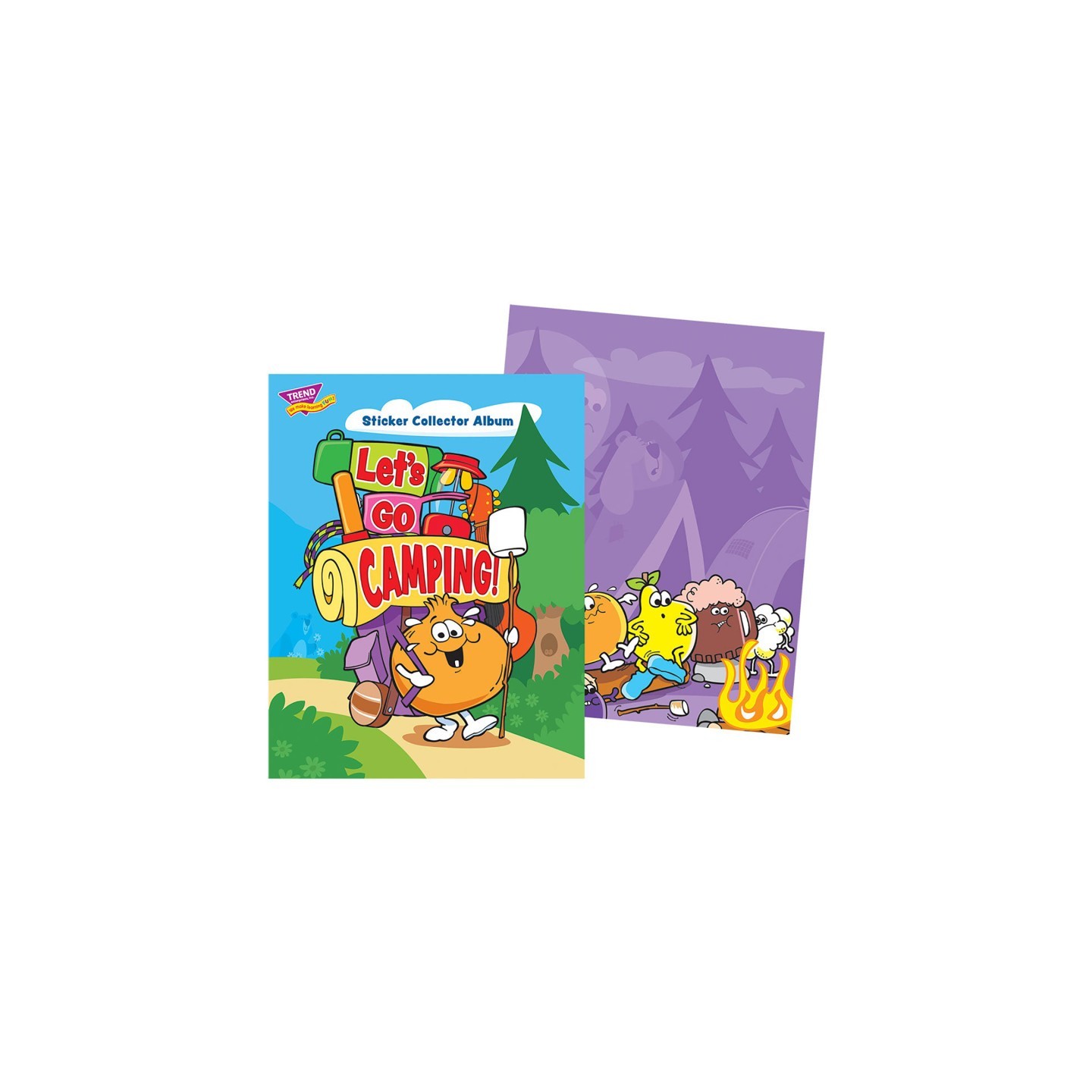 TREND Let's Go Camping Sticker Collector Album - Large