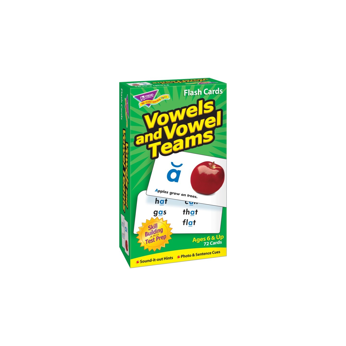 TREND Vowels and Vowel Teams Skill Drill Flash Cards