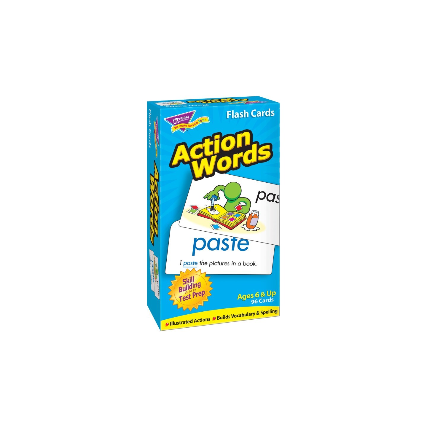 TREND Action Words Skill Drill Flash Cards