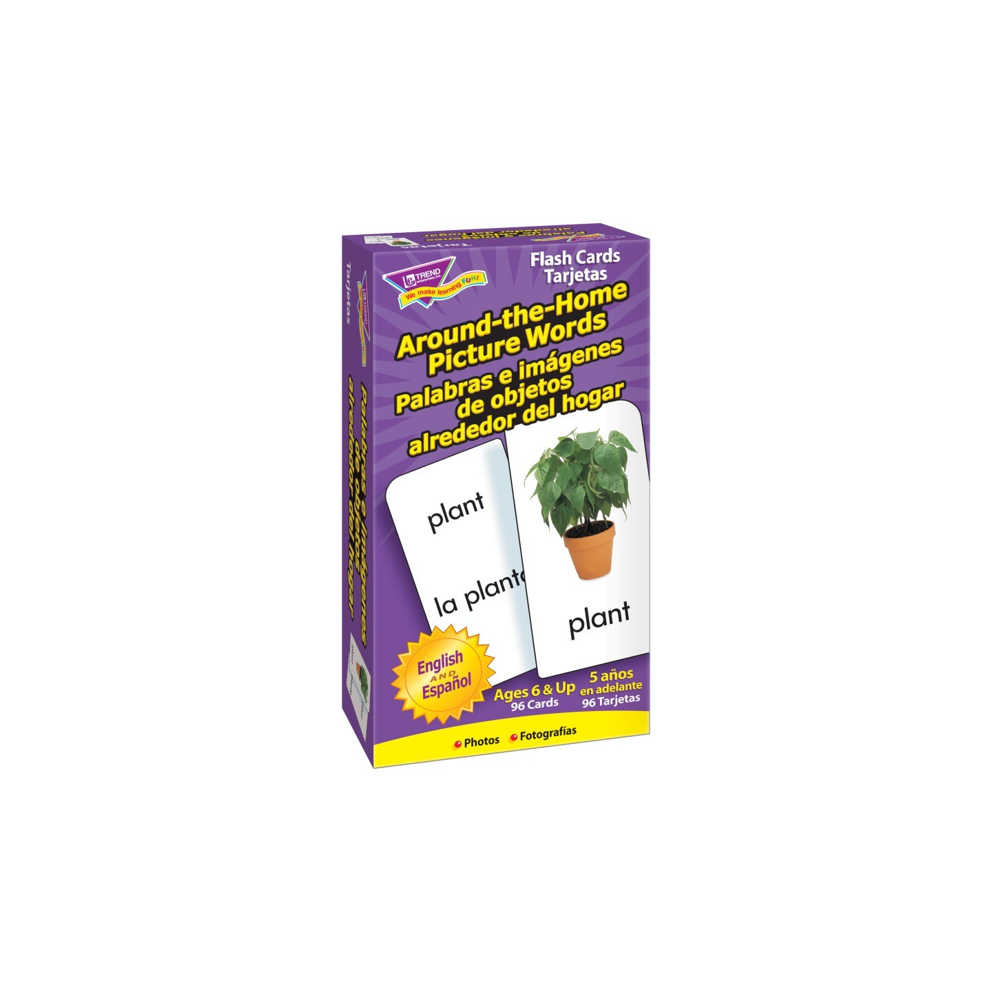 TREND Around-the-Home/Palabras (EN/SP) Skill Drill Flash Cards