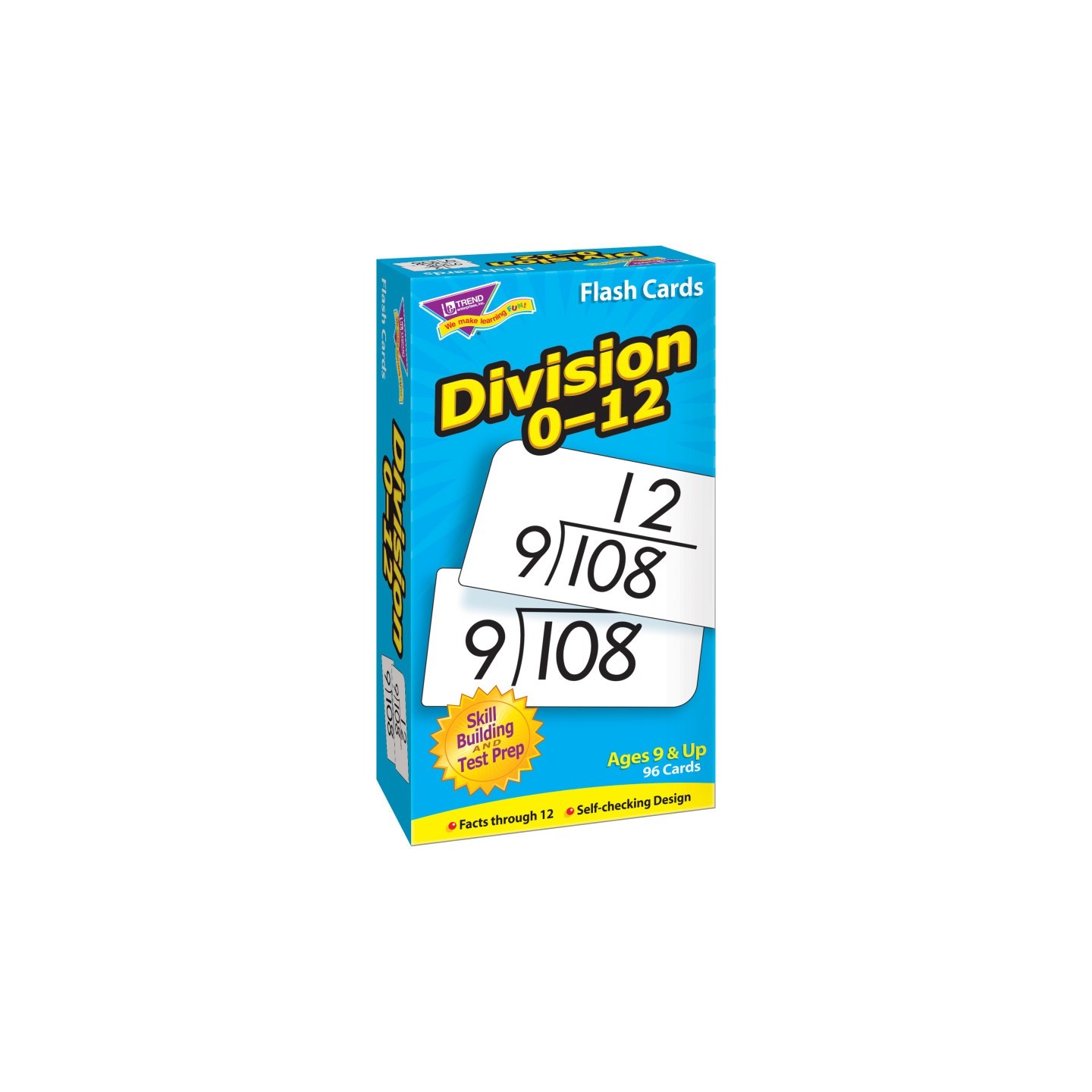 TREND Division 0-12 Skill Drill Flash Cards