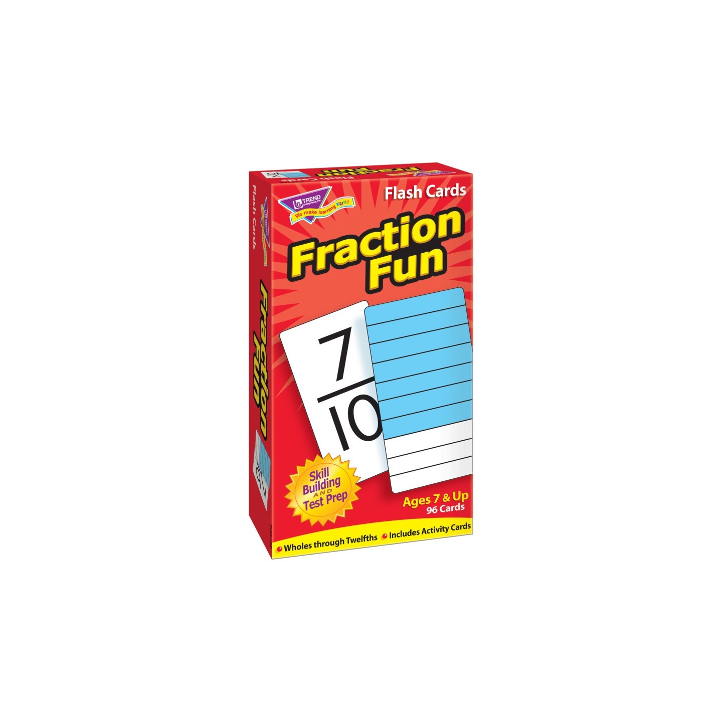 TREND Fraction Fun Skill Drill Flash Cards