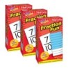 TREND Fraction Fun Skill Drill Flash Cards, 3 Packs