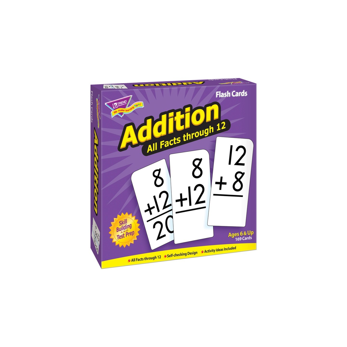TREND Addition 0-12 All Facts Skill Drill Flash Cards
