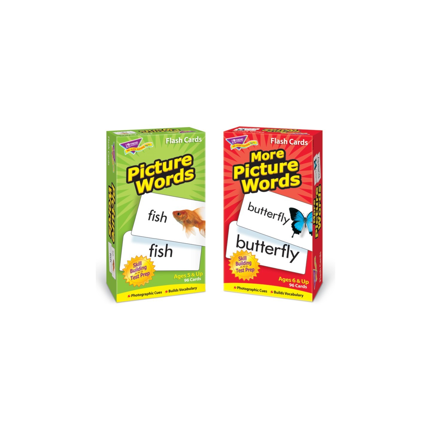 TREND Picture Words Skill Drill Flash Cards Assortment