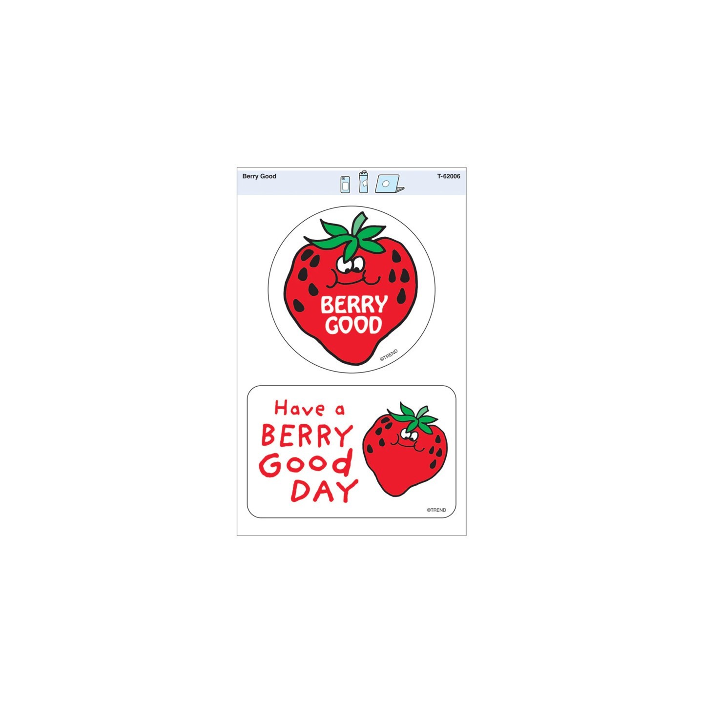 TREND Berry Good Vinyl Stickers, Pack of 2