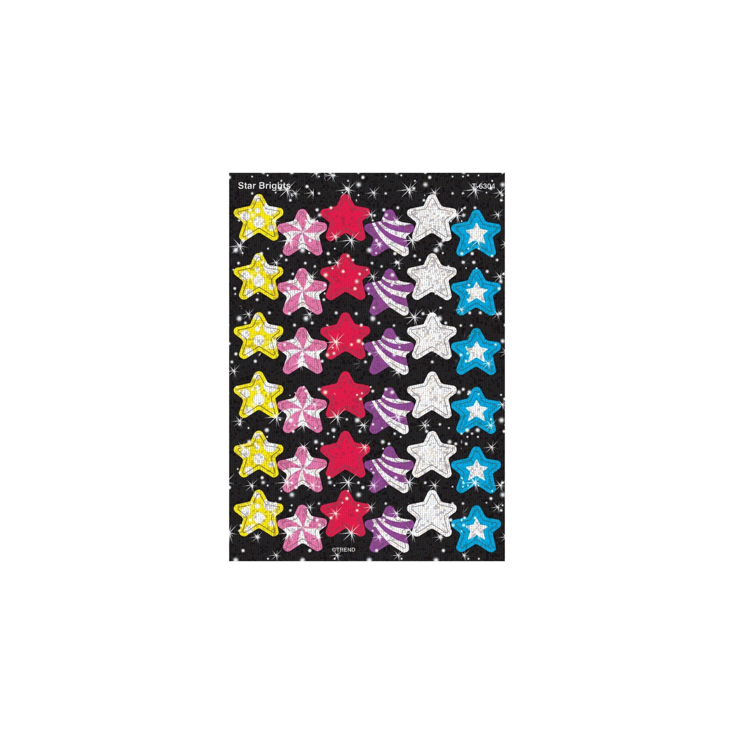 TREND Star Brights Sparkle Stickers®, 72 ct