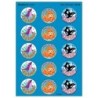 TREND Sea Animals/Blueberry Stinky Stickers®, 60 Ct